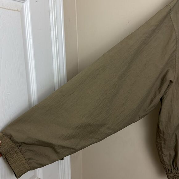 Men’s Nylon Bomber Jacket Knit Collar “Members Only” XL Athleisure Preppy Golf - Picture 6 of 13